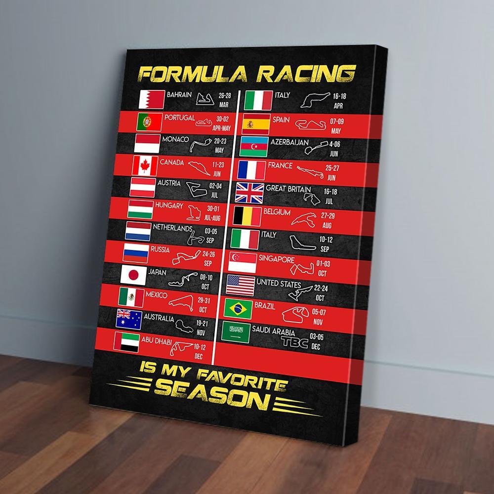 formula racing canvas prints wall art decor 8729
