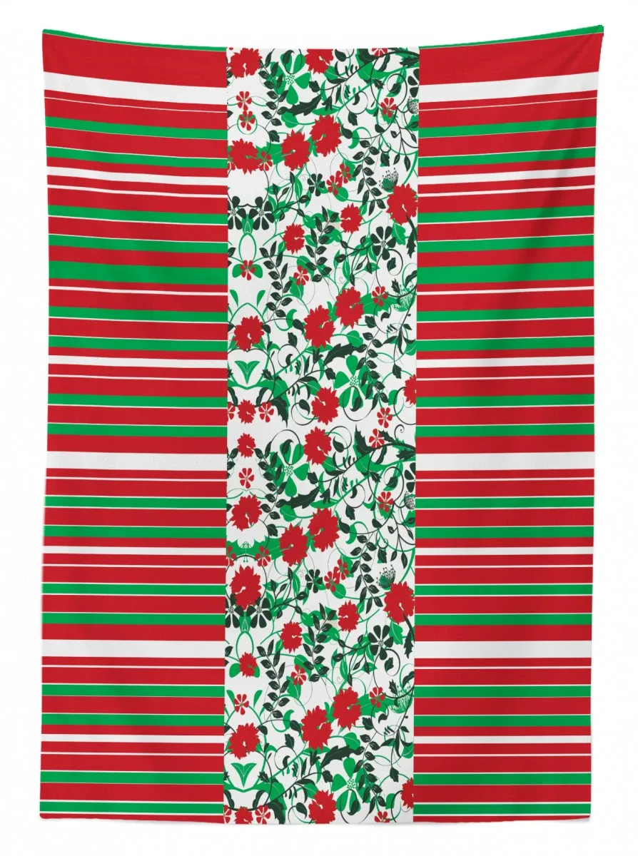 fresh green border 3d printed tablecloth table decor 7705