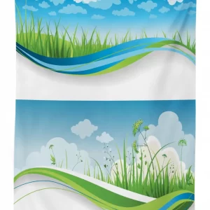 Fresh Summer Fields Eco 3D Printed Tablecloth Table Decor 1 fresh summer fields eco 3d printed tablecloth table decor 4998