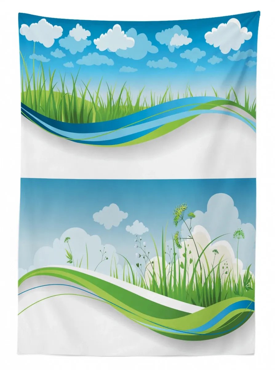 Fresh Summer Fields Eco 3D Printed Tablecloth Table Decor fresh summer fields eco 3d printed tablecloth table decor 4998