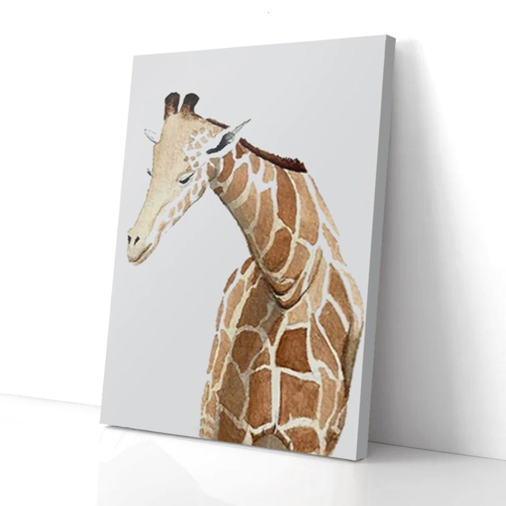 Friendly Giraffe Canvas Prints - Wall Art Decor