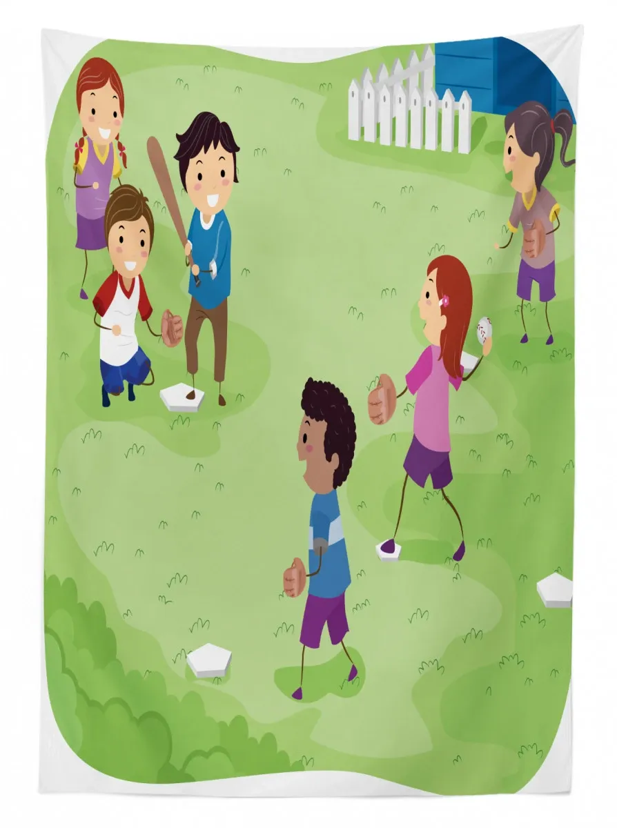 friends basketball 3d printed tablecloth table decor 2413