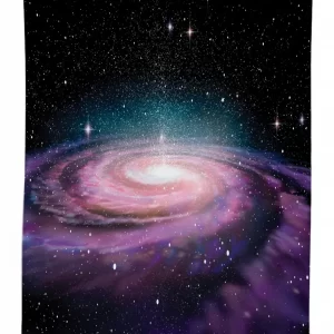 galaxy in outer space 3d printed tablecloth table decor 6257