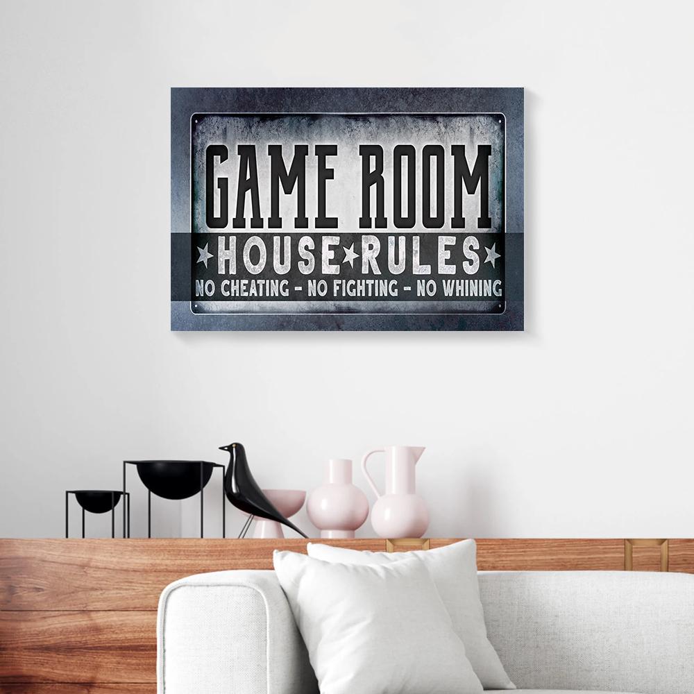 game room canvas prints wall art decor 6460