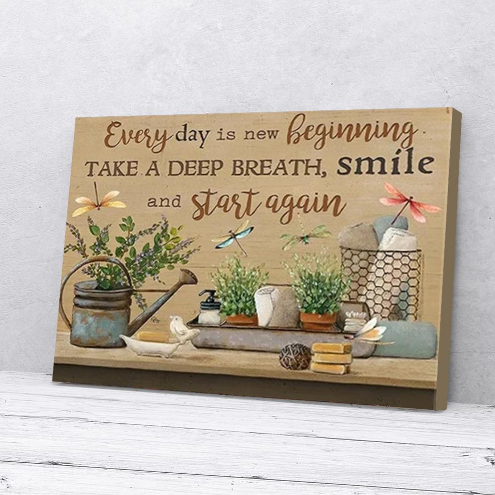 gardening dragonfly canvas prints wall art decor 2426