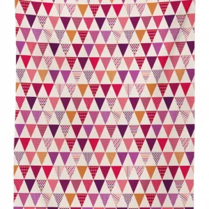 geoemetric triangles dots 3d printed tablecloth table decor 5254