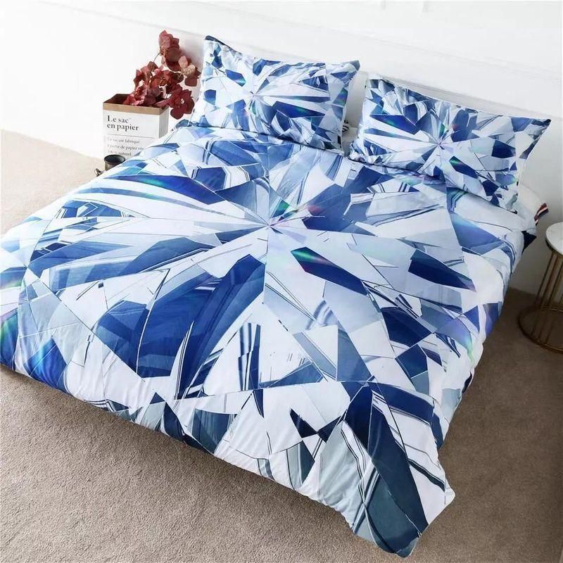 geometric prism 3d bedding set bedroom decor 7462