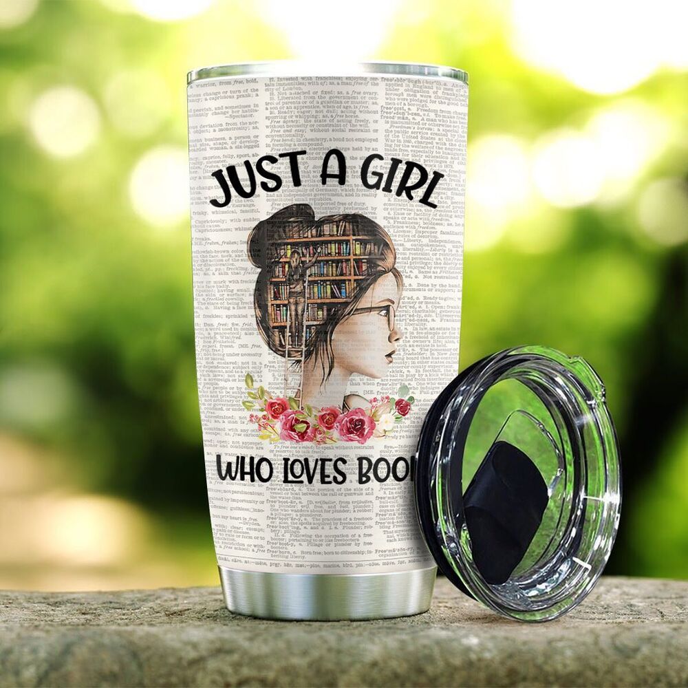 Girl Book Stainless Steel Tumbler girl book stainless steel tumbler 5618