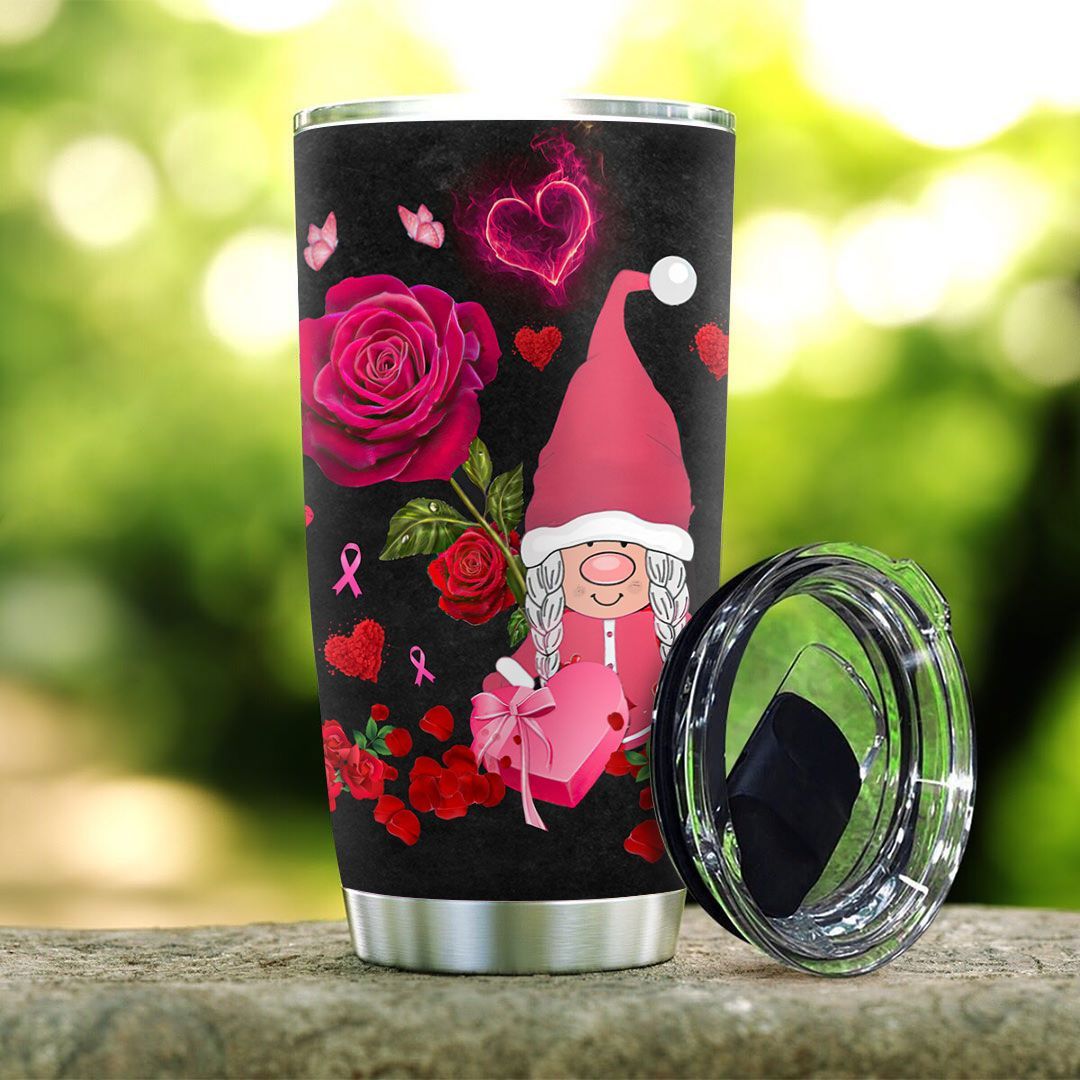 Gnome Couple BRC Rose Stainless Steel Tumbler gnome couple brc rose stainless steel tumbler 3514