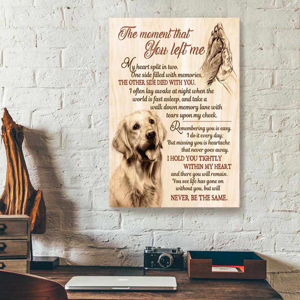 golden retriever canvas prints wall art decor 8522