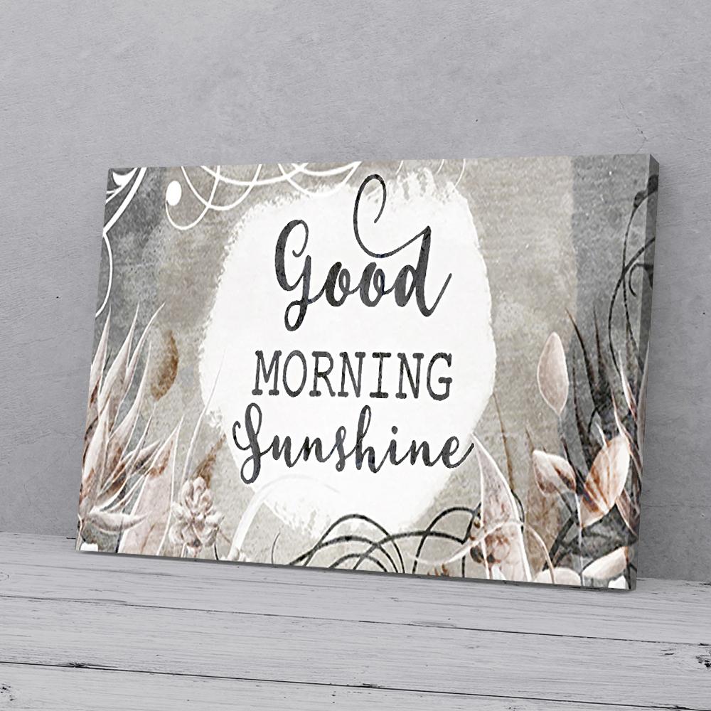 good morning sunshine home canvas prints wall art decor 2513