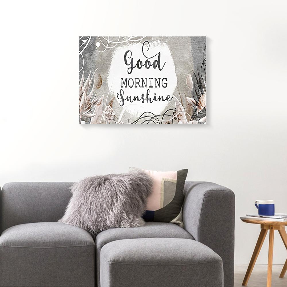 good morning sunshine home canvas prints wall art decor 2833