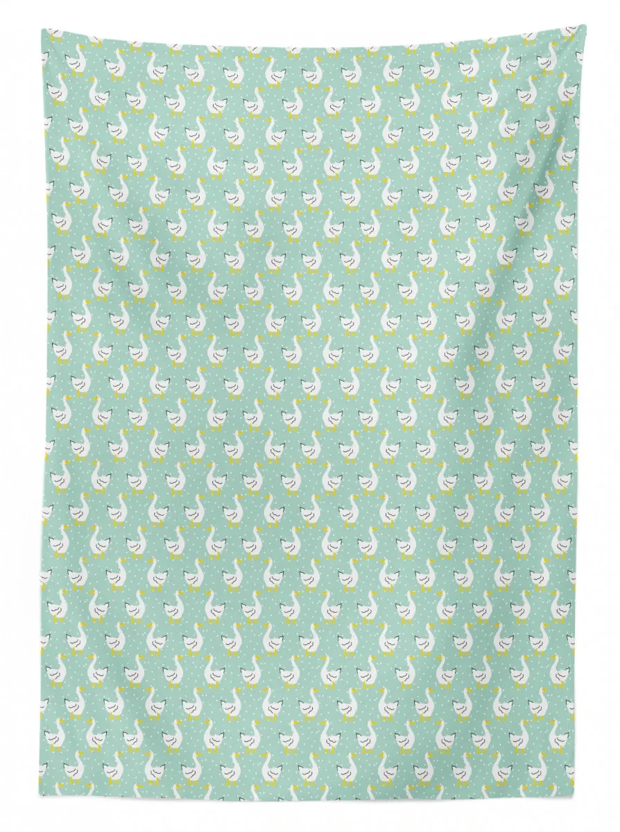goose cartoon 3d printed tablecloth table decor 7467