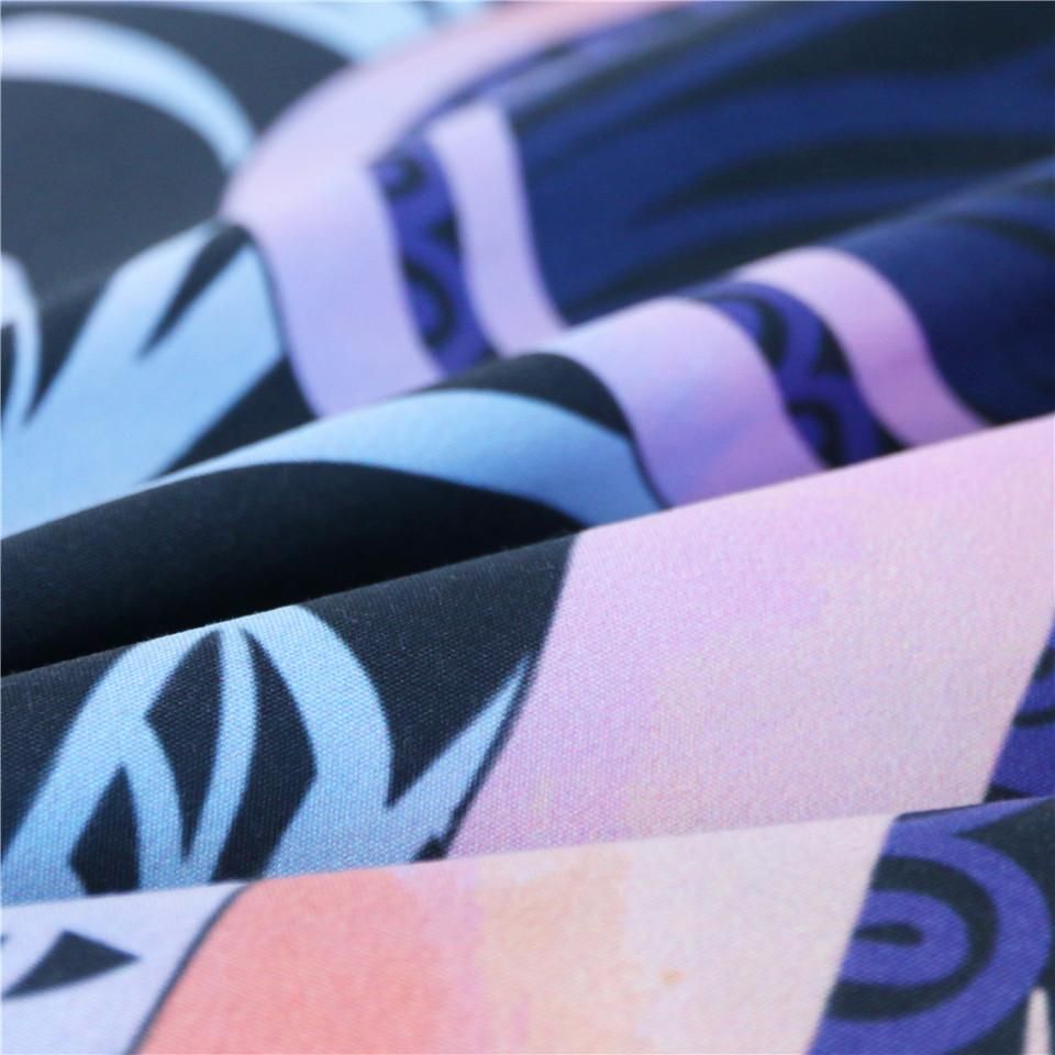 gothic skull leaves paisley pink purple printed bedding set bedroom decor 8252