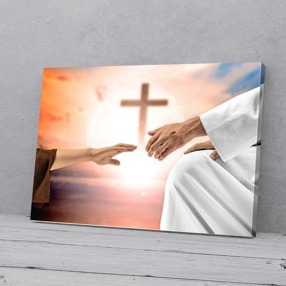 grateful meeting you jesus canvas prints wall art decor 3548