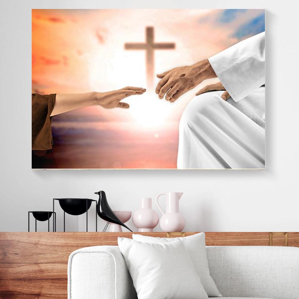 grateful meeting you jesus canvas prints wall art decor 5263
