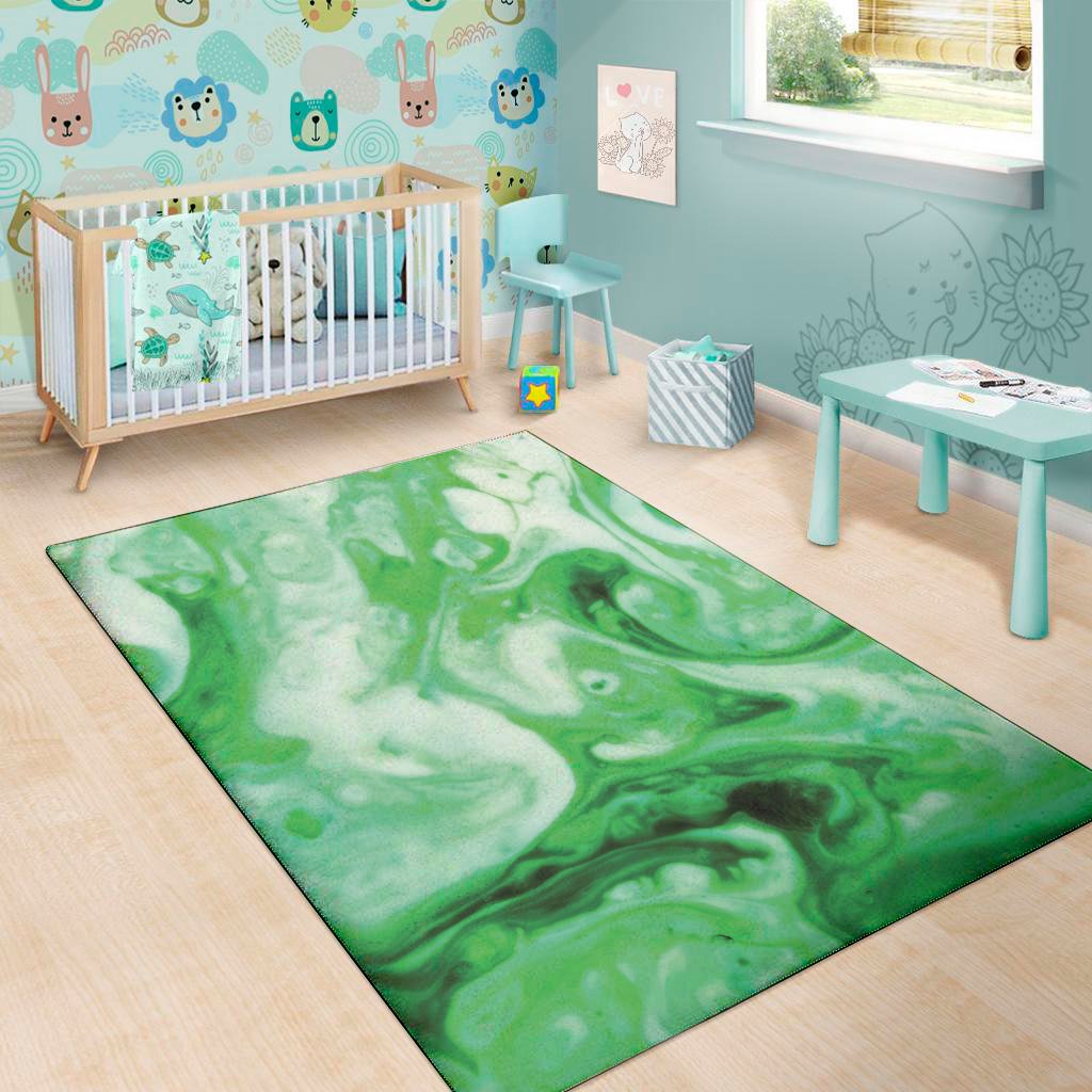 green acid melt print area rug floor decor 2221