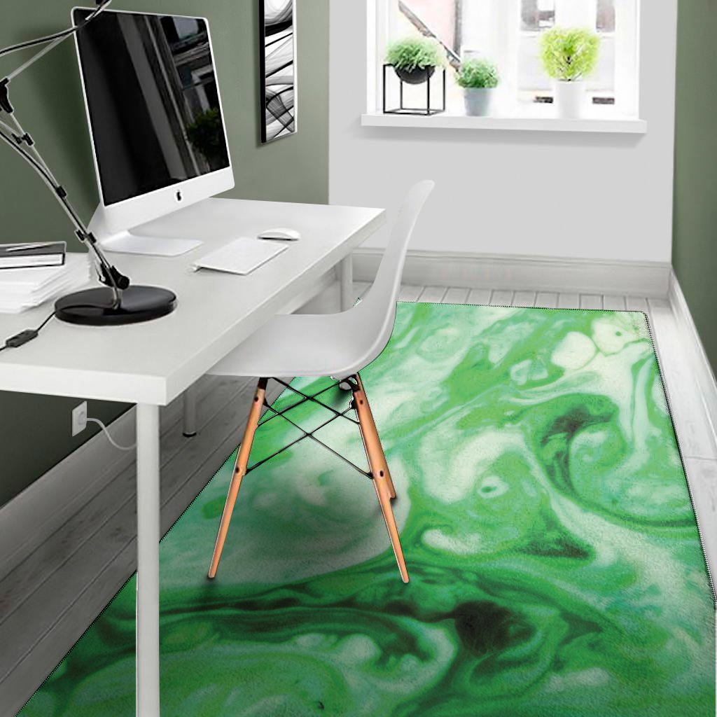 green acid melt print area rug floor decor 6149