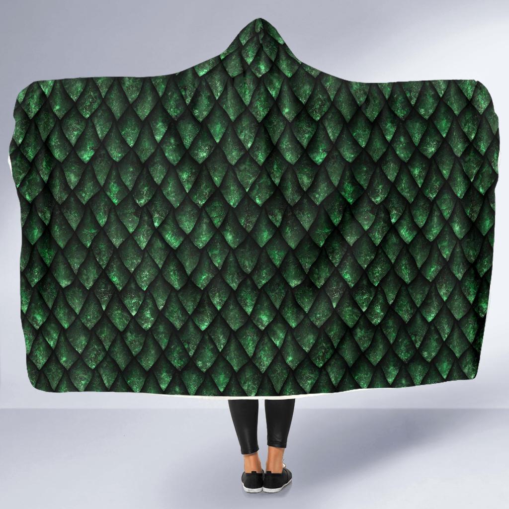green egg skin dragon pattern print hooded blanket cloak blanket 4306