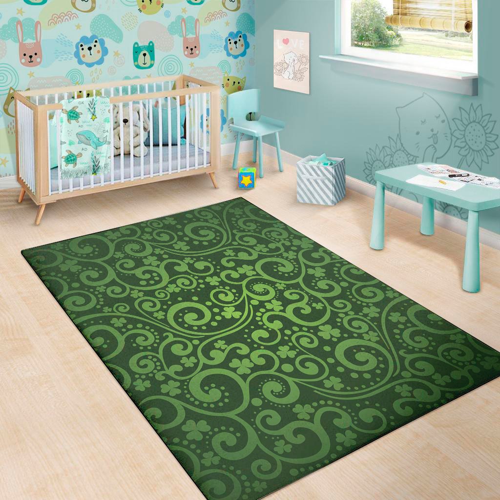 green irish saint patricks day print area rug floor decor 2117