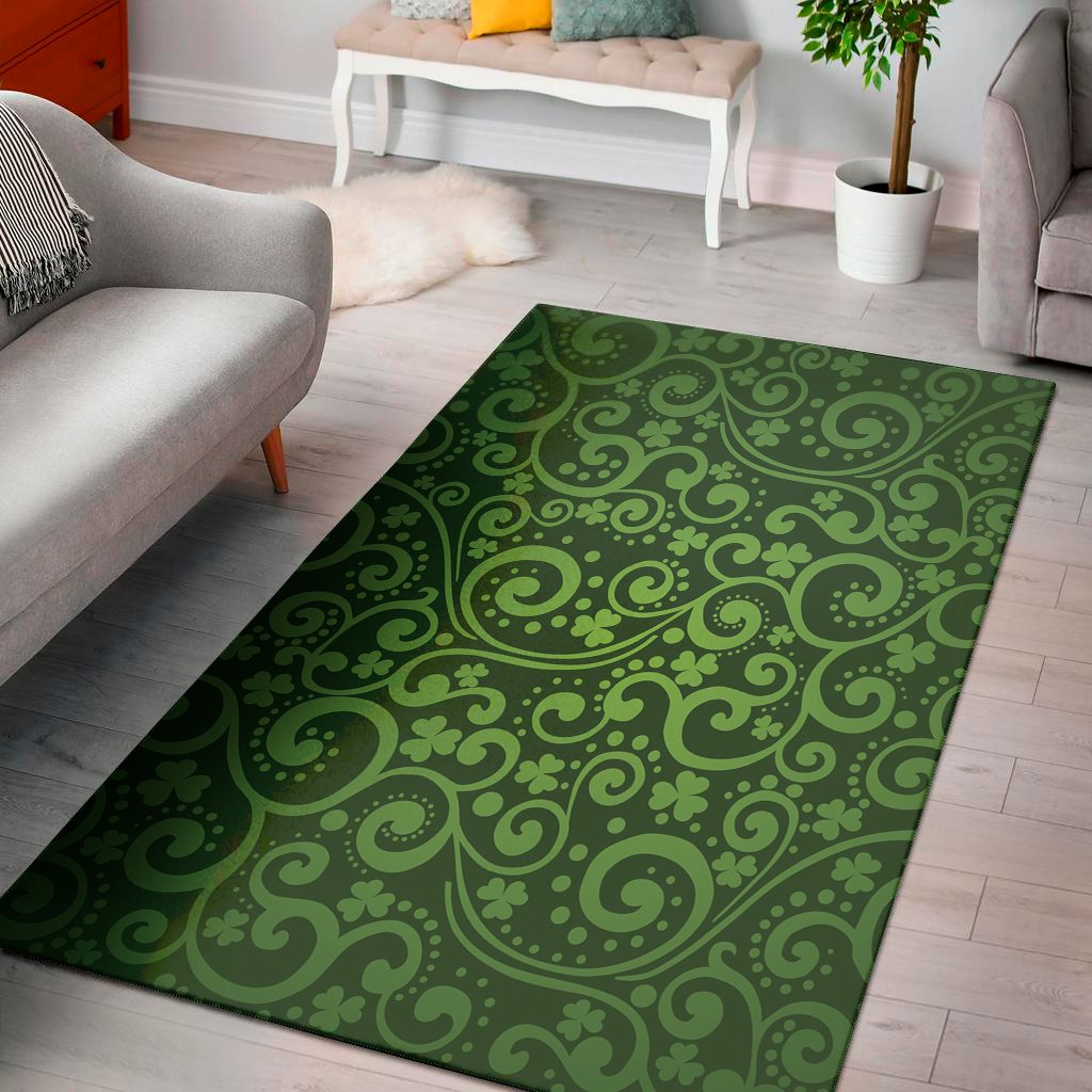 green irish saint patricks day print area rug floor decor 3025