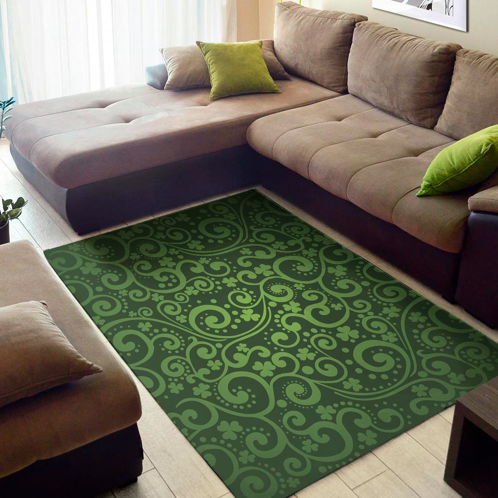 green irish saint patricks day print area rug floor decor 6061