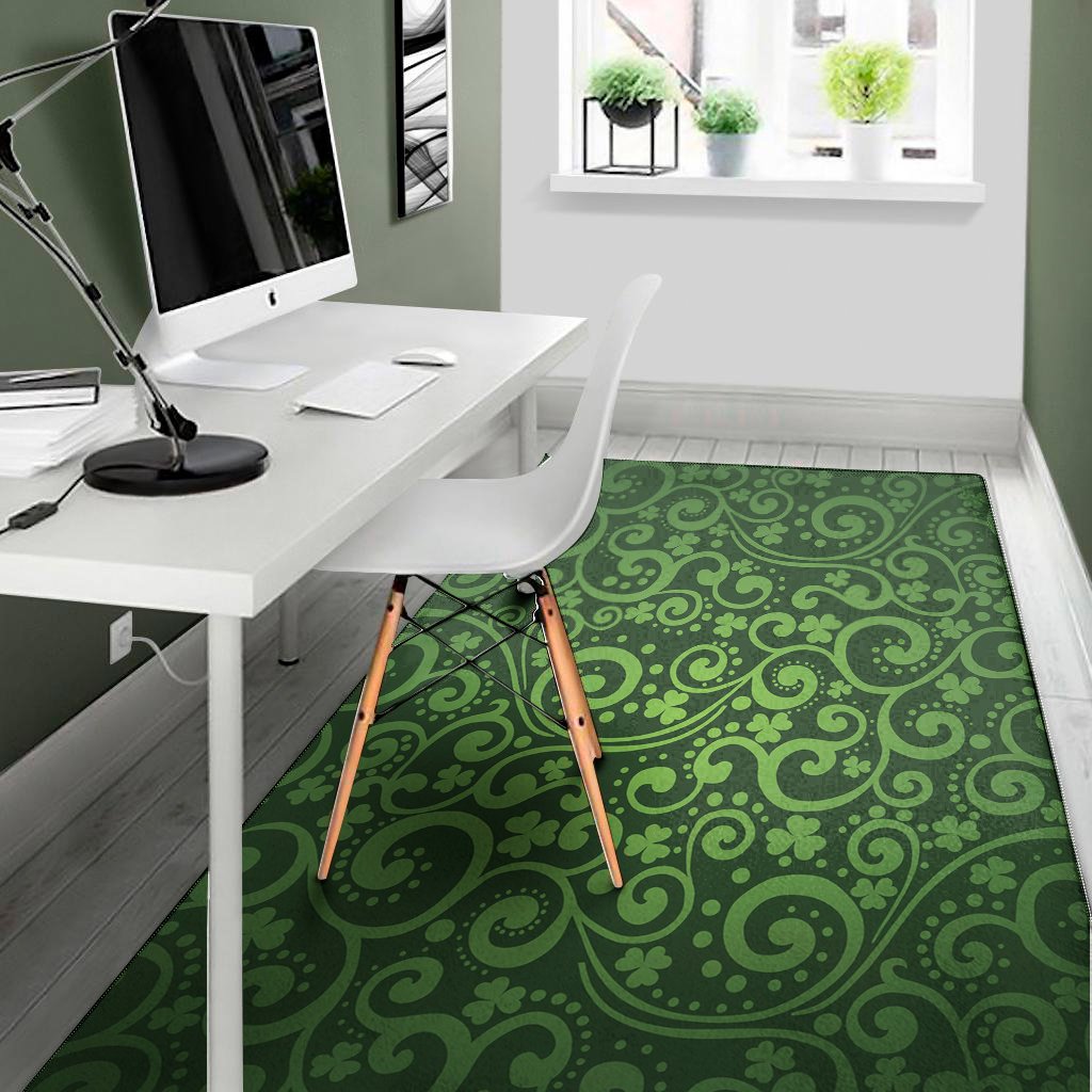 green irish saint patricks day print area rug floor decor 8649