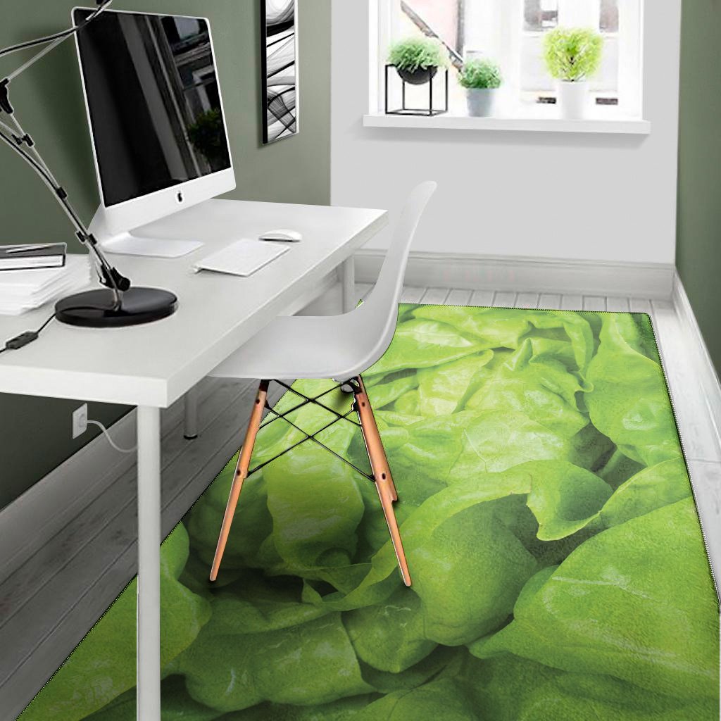 green lettuce leaves print area rug floor decor 4428