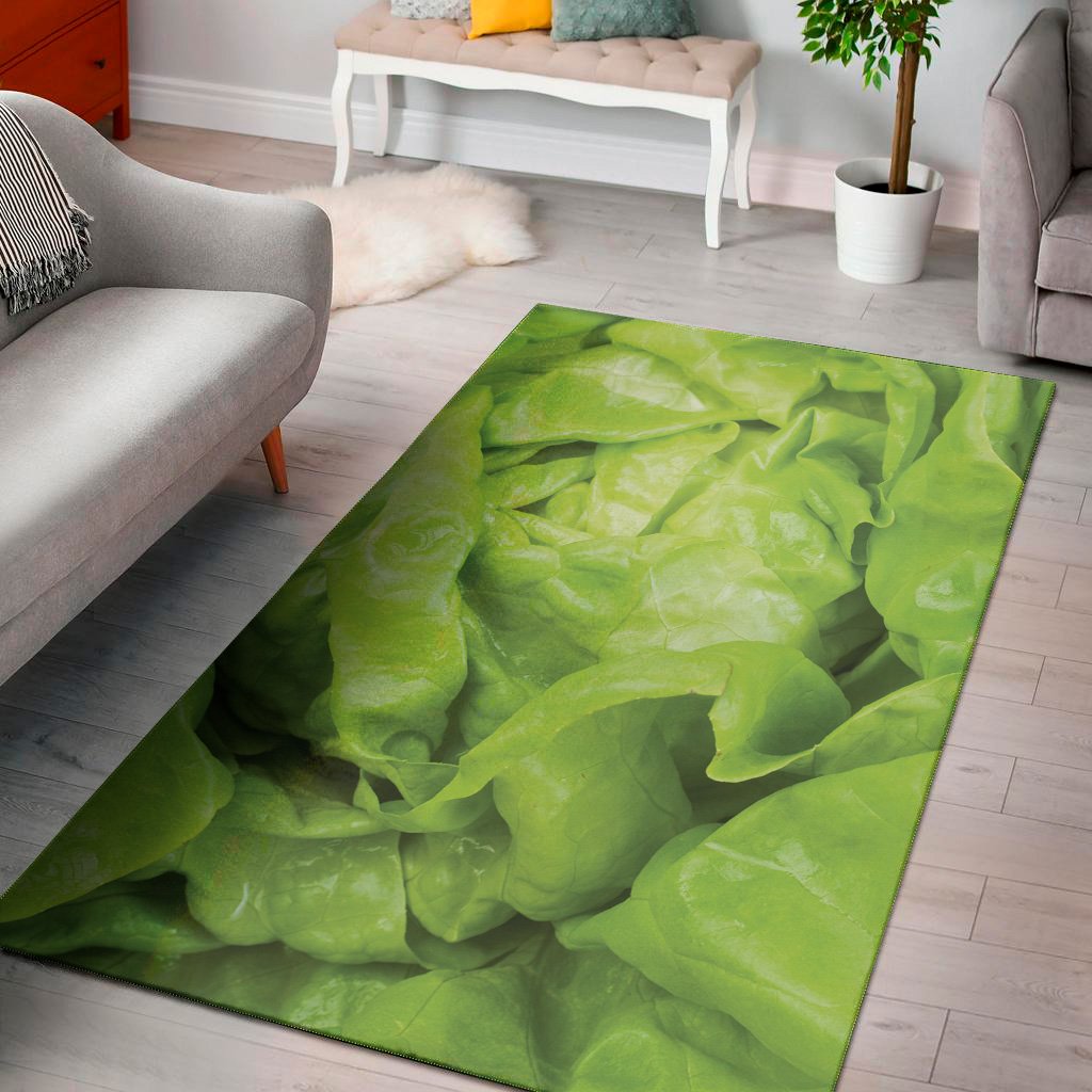 green lettuce leaves print area rug floor decor 7095
