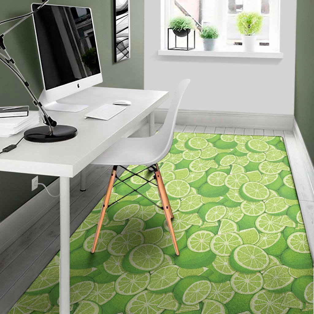 green lime pattern print area rug floor decor 3280