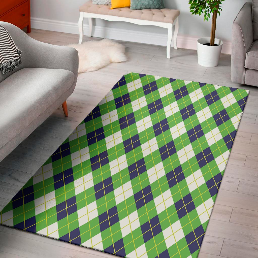 green navy and white argyle print area rug floor decor 5433