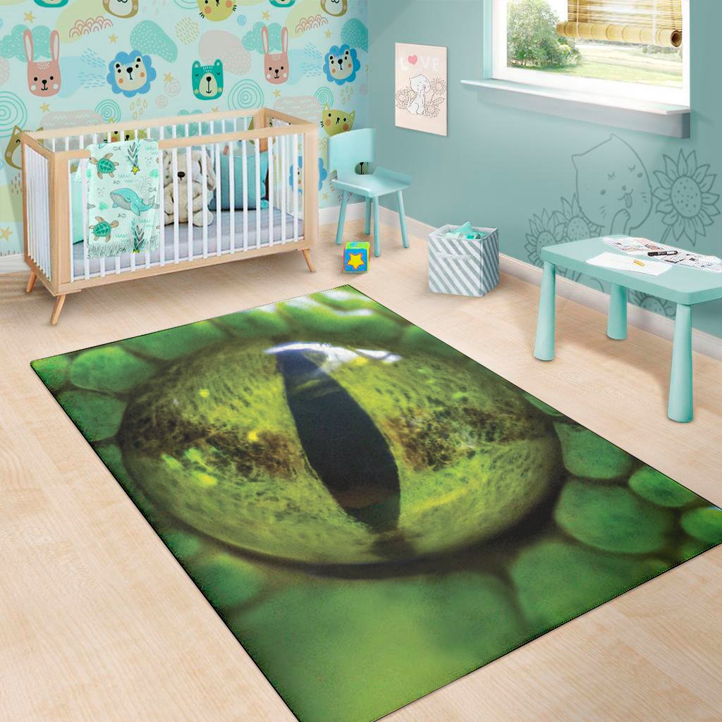 green snake eye print area rug floor decor 5007