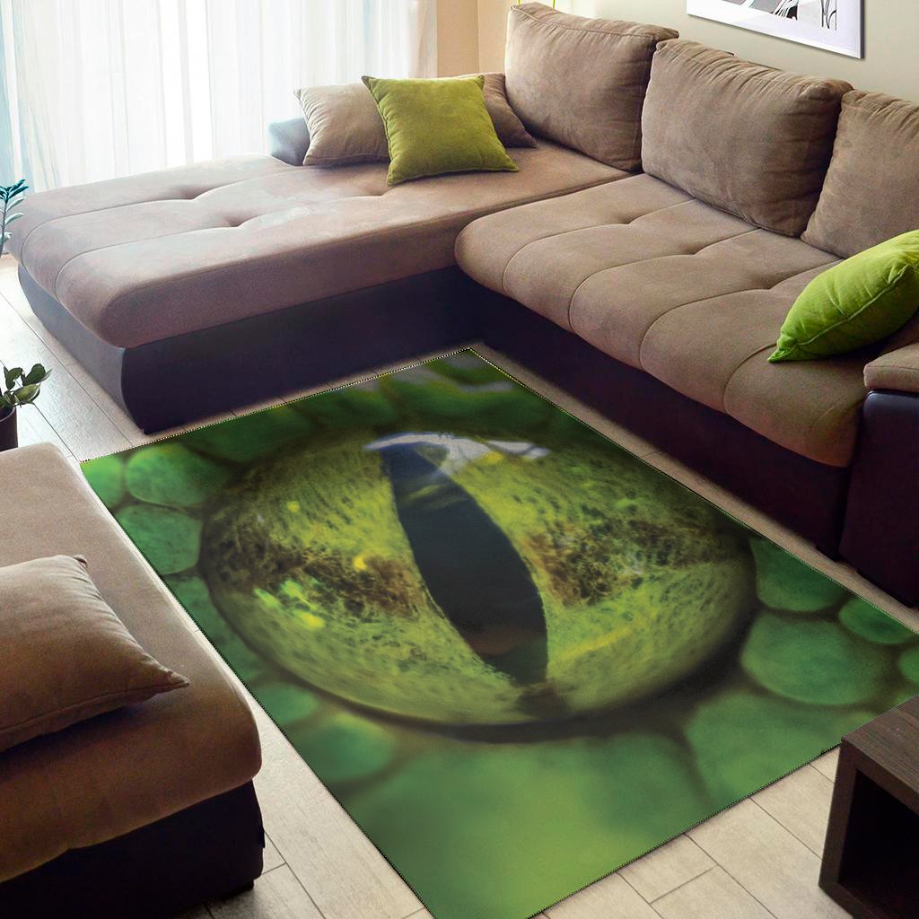 green snake eye print area rug floor decor 7516