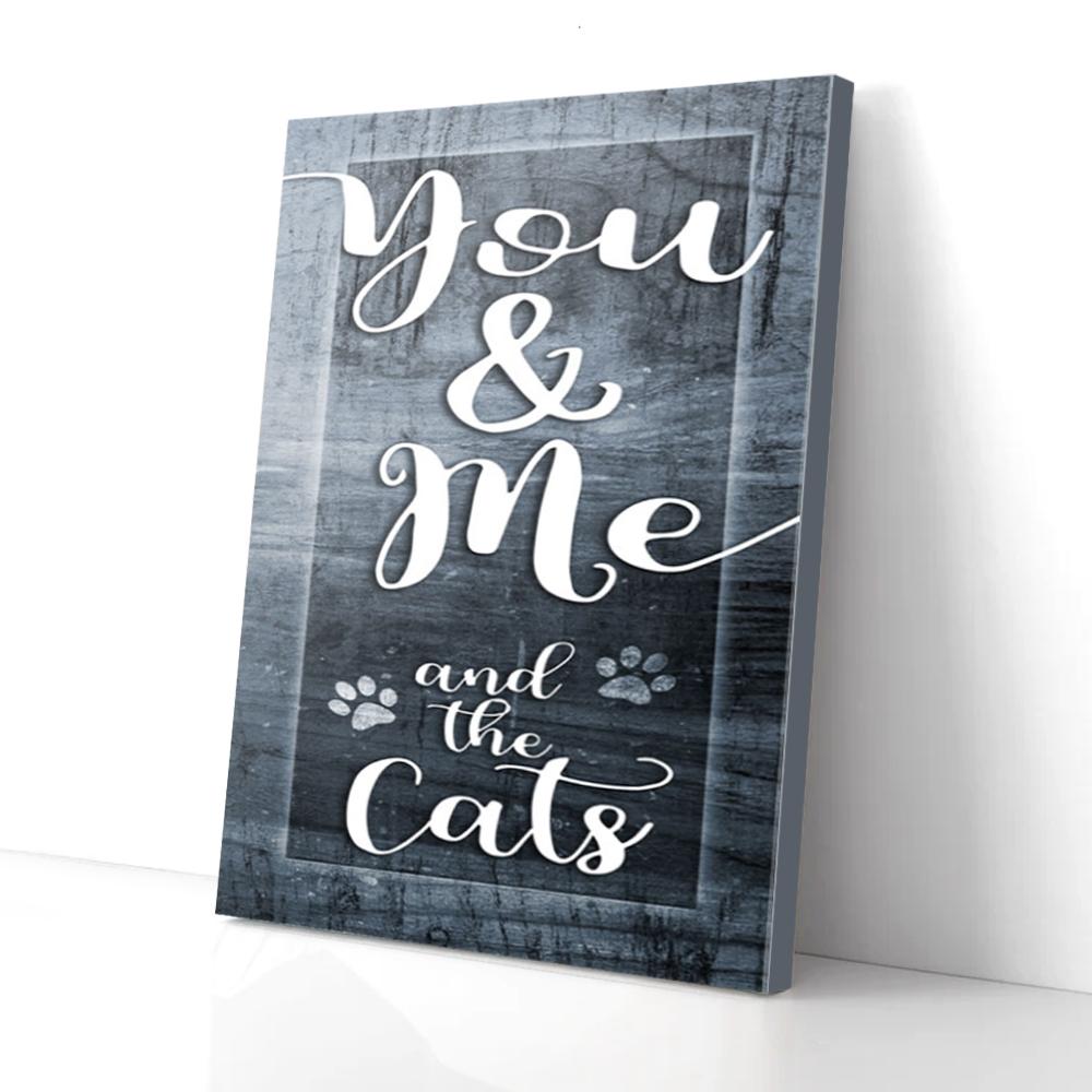 Grey Cat Footprint Canvas Prints - Wall Art Decor grey cat footprint canvas prints wall art decor 5002