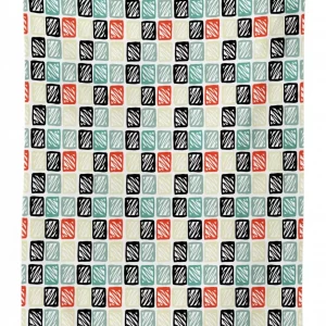 grid style squares zigzag 3d printed tablecloth table decor 8002