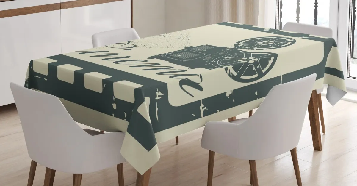 grunge poster art 3d printed tablecloth table decor 1035