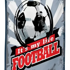 grungy football pop art 3d printed tablecloth table decor 5988