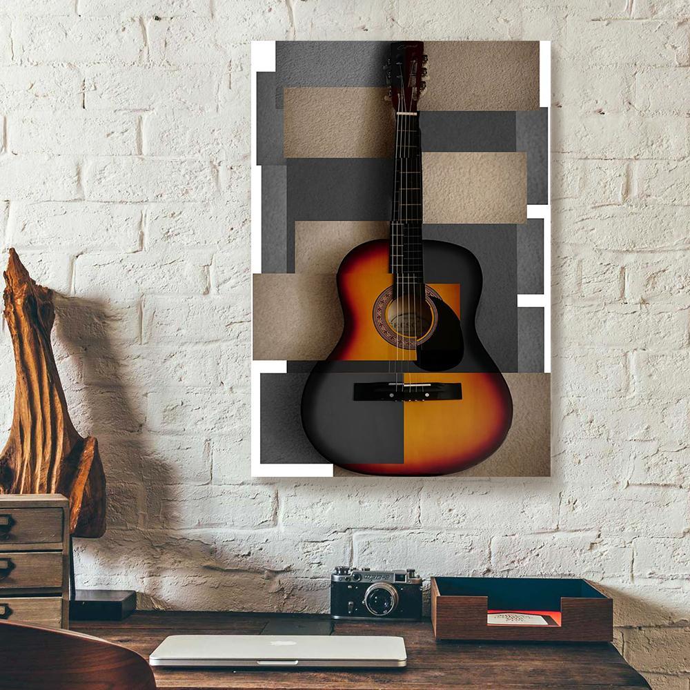 guitar canvas prints wall art decor 8539