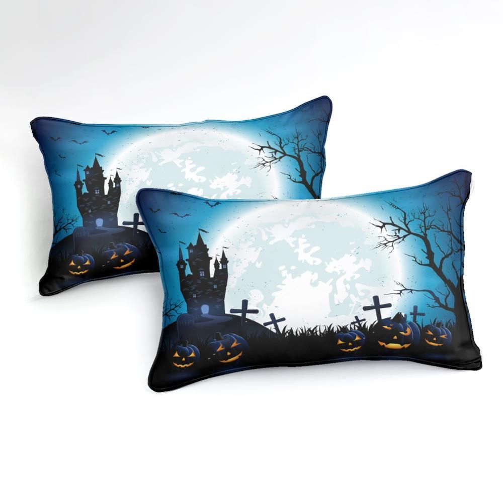 Halloween Dark Castle Duvet Cover Bedding Set halloween dark castle duvet cover bedding set 4224