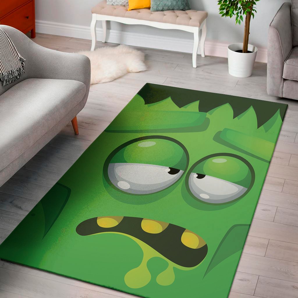 Halloween Frankenstein Face Print Area Rug Floor Decor halloween frankenstein face print area rug floor decor 7231