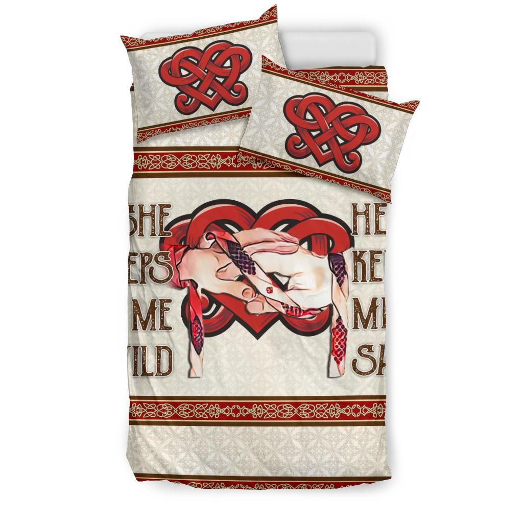 handfasting valentine wedding anniversary gift for pagan irish celtic comforter duvet bedding set 1725