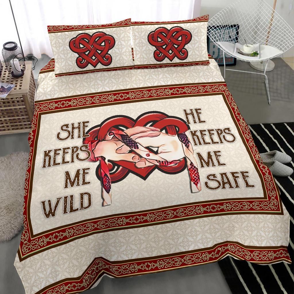 handfasting valentine wedding anniversary gift for pagan irish celtic comforter duvet bedding set 1914