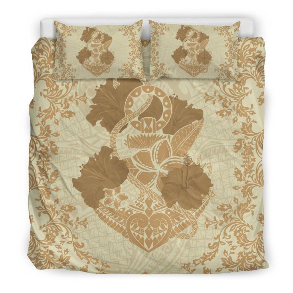 Hawaii Anchor Hibiscus Flower Vintage Beige Duvet Cover Bedding Set hawaii anchor hibiscus flower vintage beige duvet cover bedding set 3148