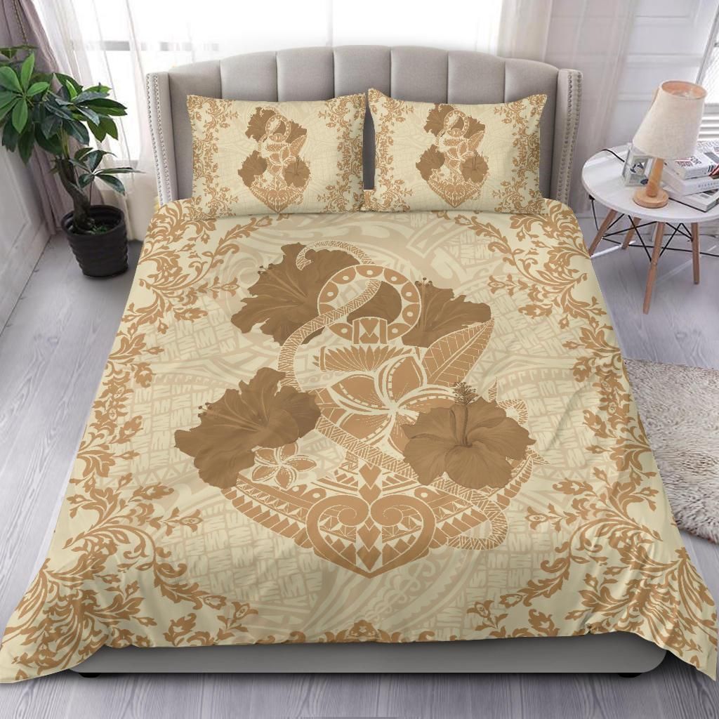 Hawaii Anchor Hibiscus Flower Vintage Beige Duvet Cover Bedding Set hawaii anchor hibiscus flower vintage beige duvet cover bedding set 4646
