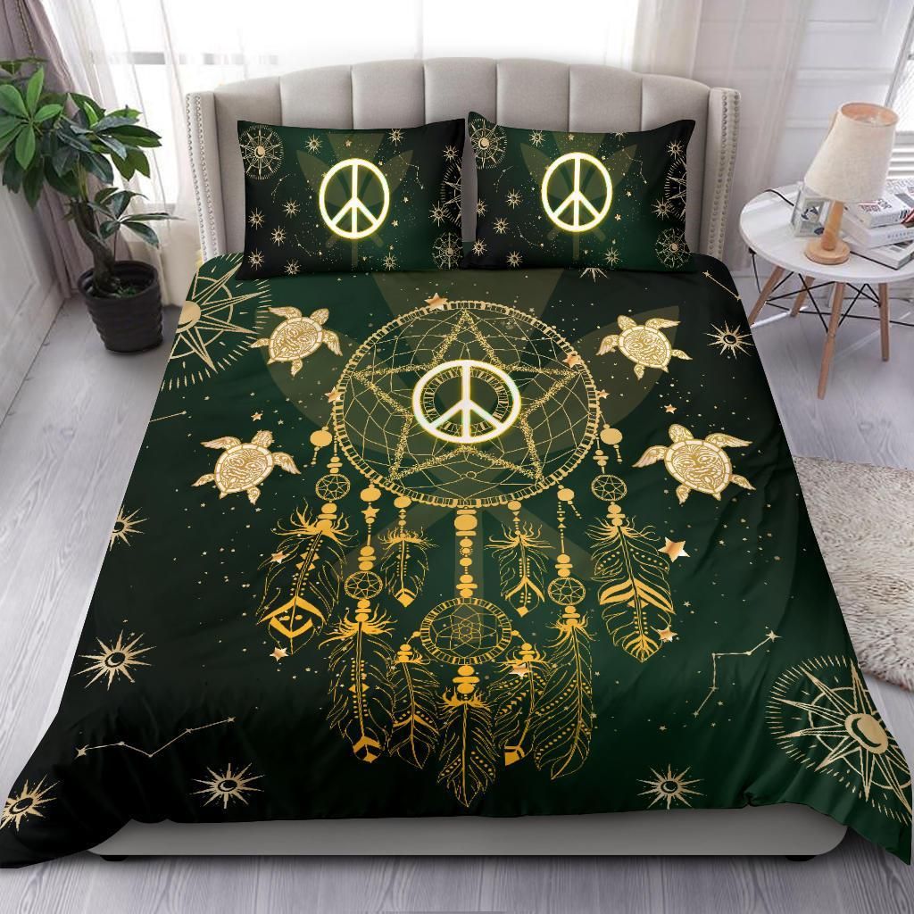 Hawaii Dream Catcher Peace Style Galaxy Duvet Cover Bedding Set