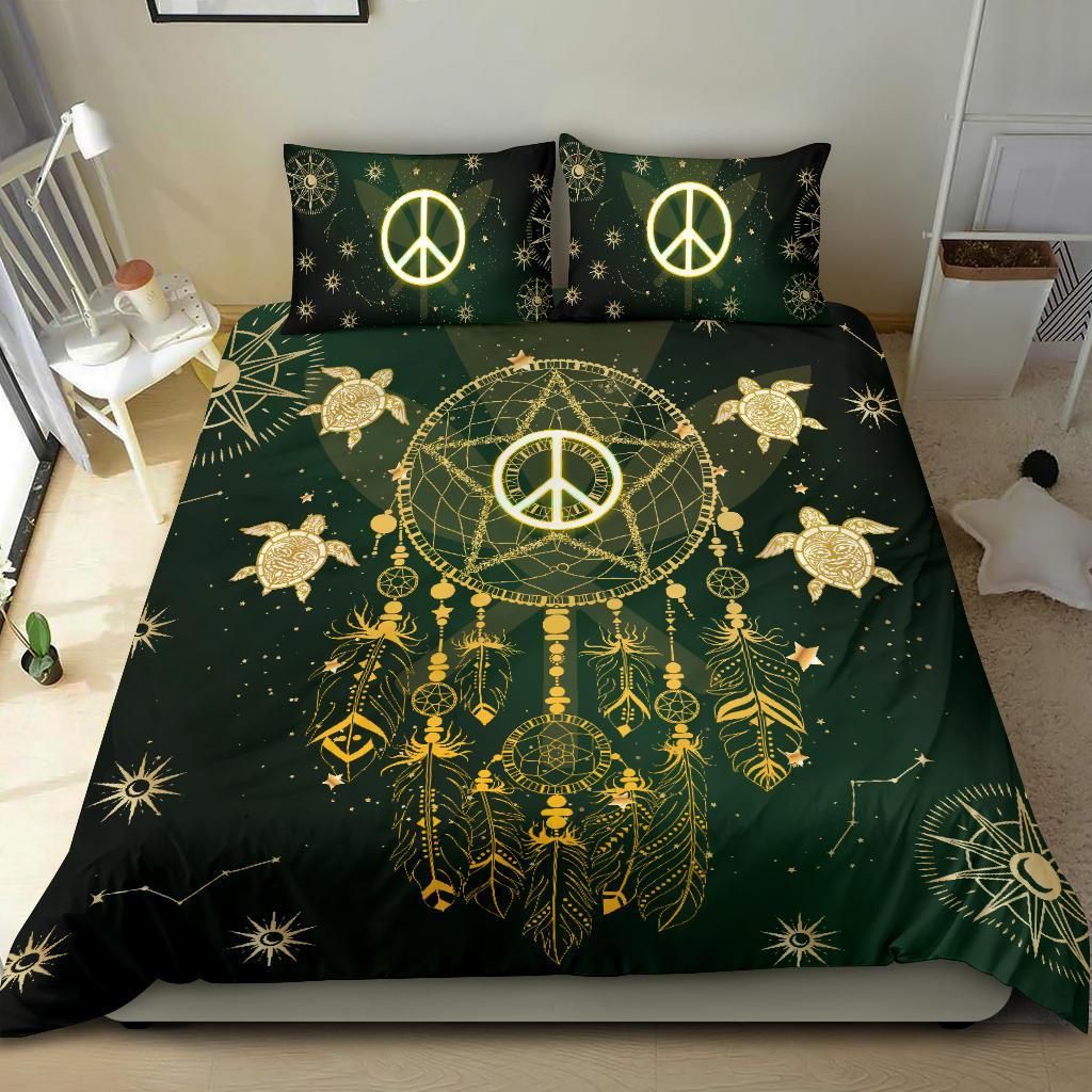 Hawaii Dream Catcher Peace Style Galaxy Duvet Cover Bedding Set