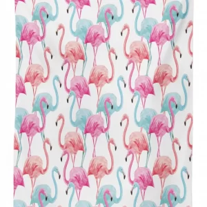 hawaii flamingos 3d printed tablecloth table decor 1007