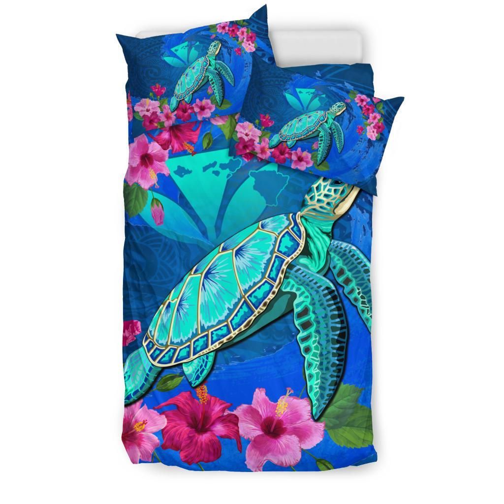 Hawaii Honu Aumakua Sea Hibiscus Nin Style Duvet Cover Bedding Set hawaii honu aumakua sea hibiscus nin style duvet cover bedding set 5376