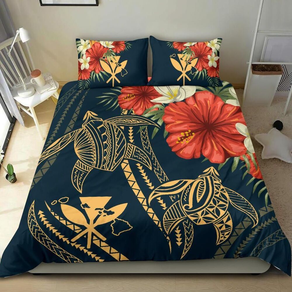 Hawaii Polynesian Turtle Hibiscus Nolan Style Duvet Cover Bedding Set hawaii polynesian turtle hibiscus nolan style duvet cover bedding set 8933