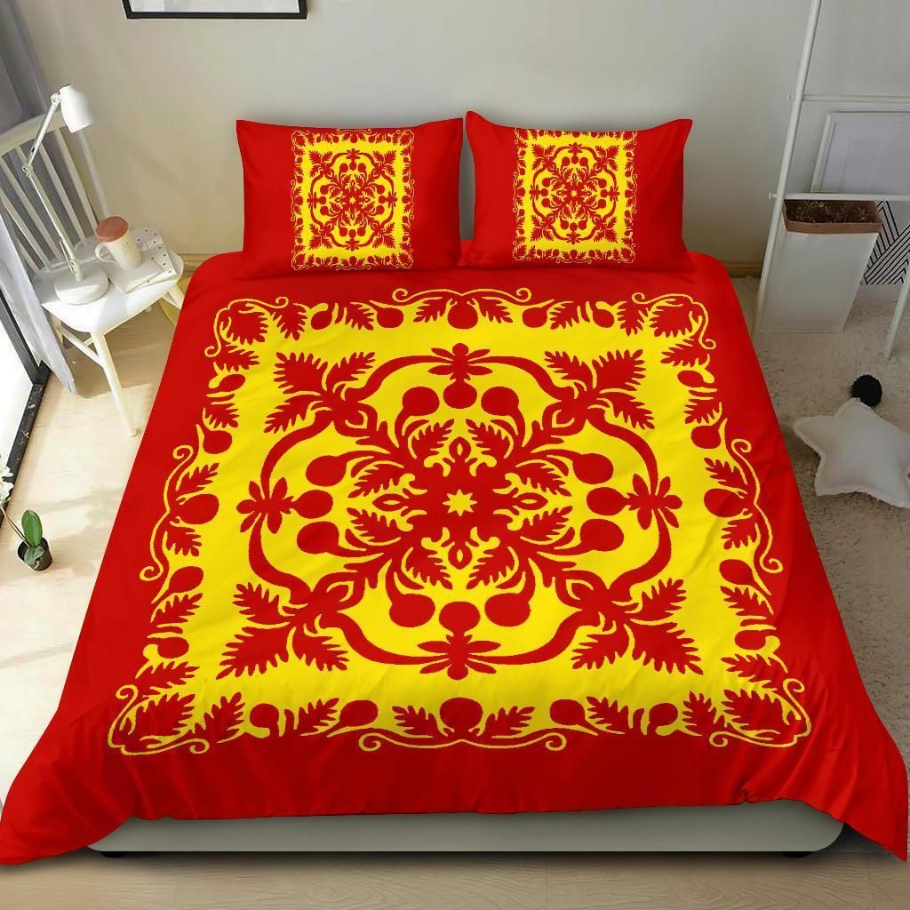 hawaii royal pattern royal color duvet cover bedding set 1909
